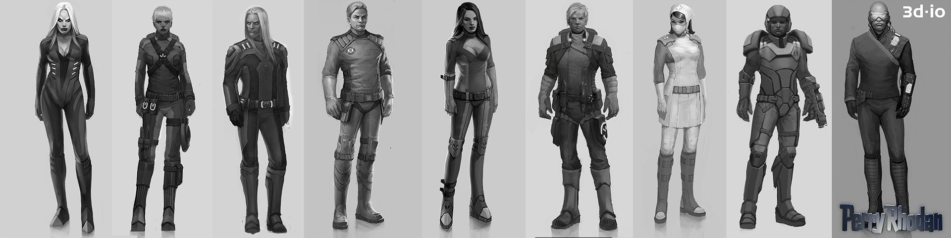 3d-io perry rhodan characters concept 3d-io perry rhodan characters concept